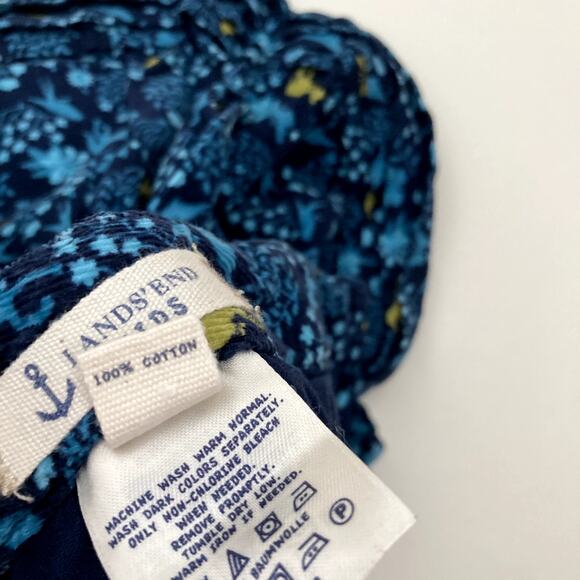 Lands End Fine Wale Horse Corduroy Skirt - Blue - 6 - Picture 8 of 9